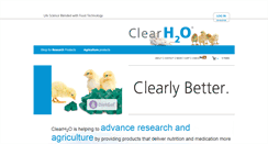 Desktop Screenshot of clearh2o.com